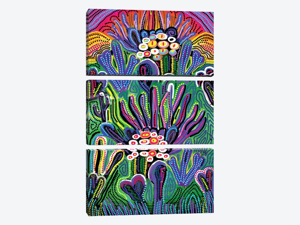 Mexico Lindo by Charles Harker 3-piece Canvas Artwork