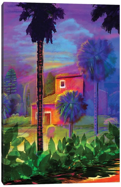 Pasadena Hills Canvas Art Print - Charles Harker