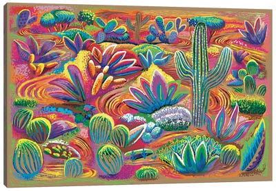 Desierto Viviente Canvas Art Print - Charles Harker