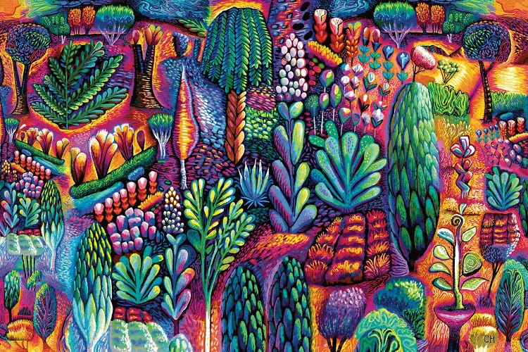 Garden Of Good Fortune by Charles Harker wall art