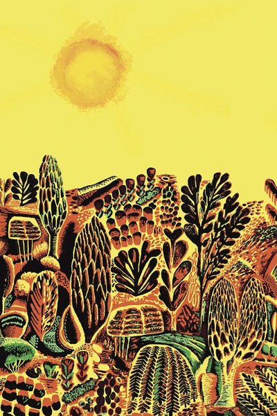 Office: Sun Over The Bush by Charles Harker