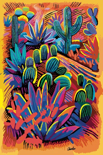 Charles Harker: Bright Garden by Charles Harker