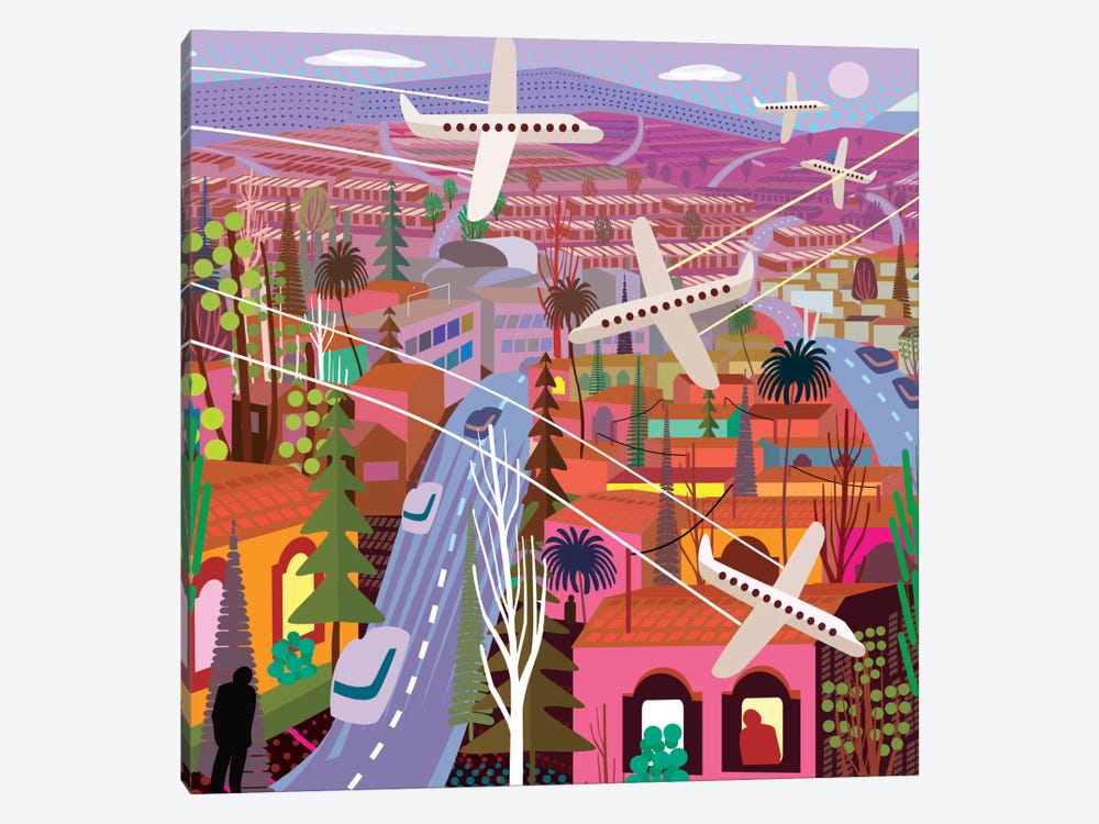 Popocatepetl From Sunset Boulevard by Charles Harker 1-piece Art Print