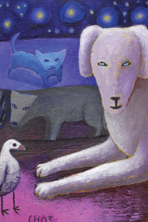 Animals by Charles Harker canvas print