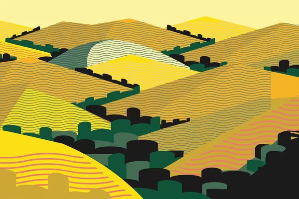 Mesmerizing Digital Artists: California Hills by Charles Harker