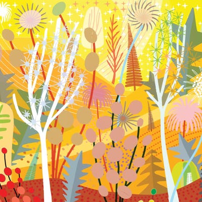 Sinaloa Lemon Summer by Charles Harker multi panel art