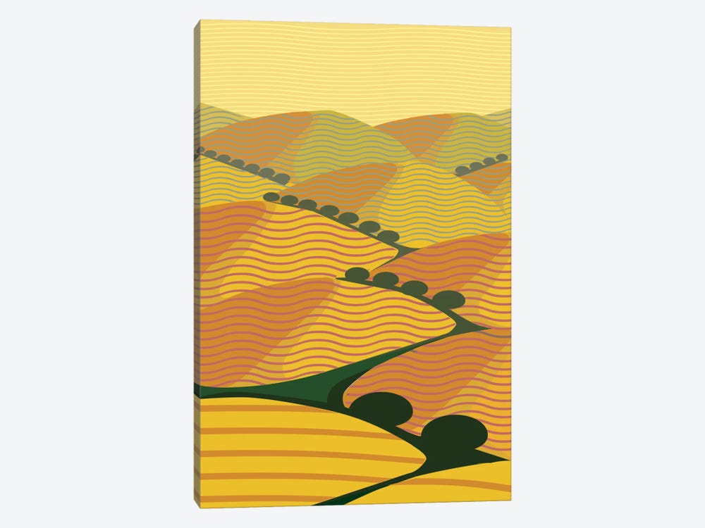 Summer Hills by Charles Harker 1-piece Art Print