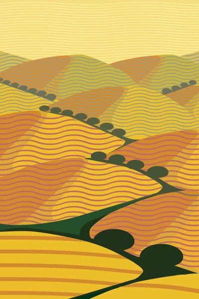 Mesmerizing Digital Artists: Summer Hills by Charles Harker