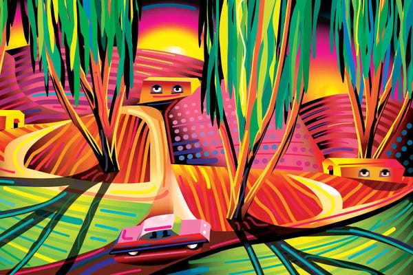 Latin Décor: Van Gogh Congo by Charles Harker