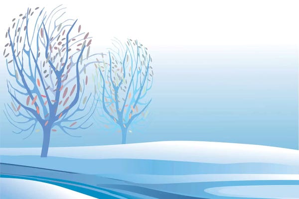 Winter Wonderland: Winter Landscape by Charles Harker