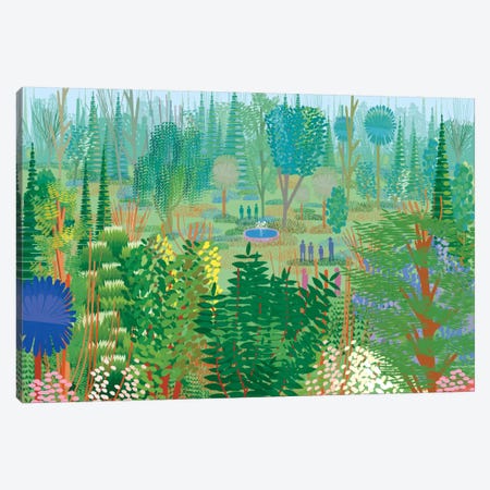 Xochimilco Canvas Print #HRK53} by Charles Harker Canvas Wall Art