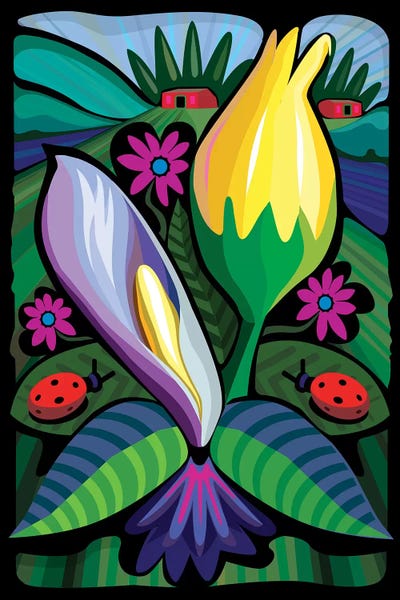 Latin Décor: Blooming Flowers by Charles Harker