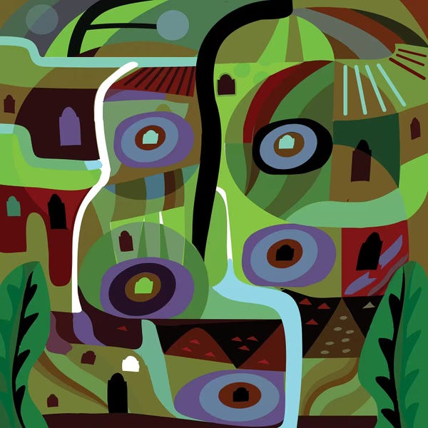 Latin Décor: Forest Green by Charles Harker