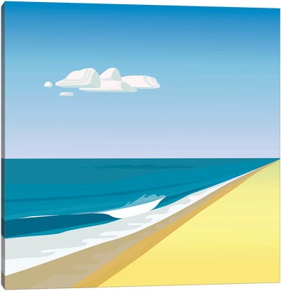 Rothko Beach Canvas Art Print - 3-Piece Beach Art