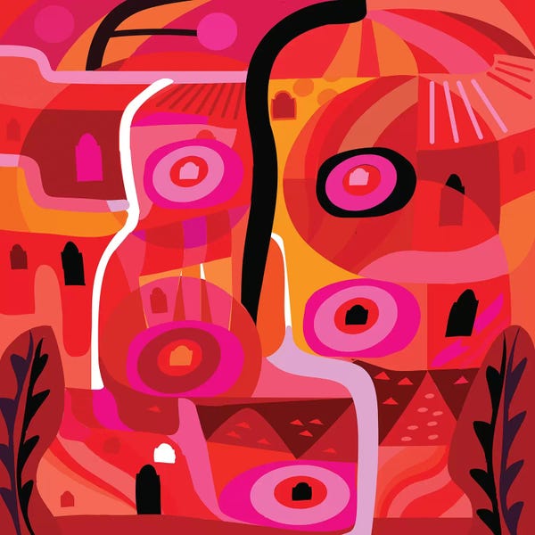 Latin Décor: Zacatecas Plaza  by Charles Harker