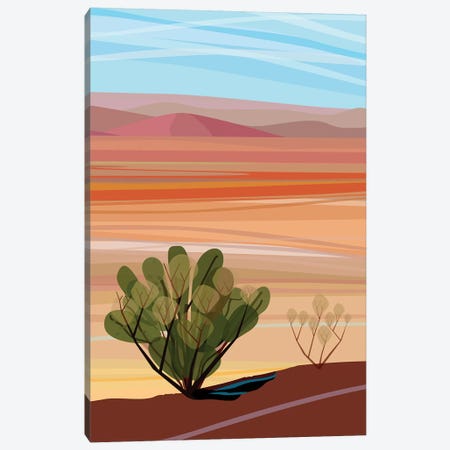 Mojave Desert, Vertical Canvas Print #HRK78} by Charles Harker Canvas Art