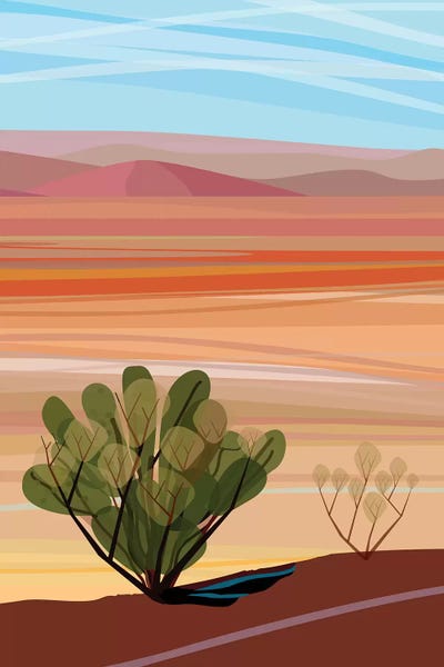 Mesmerizing Digital Artists: Mojave Desert, Vertical by Charles Harker