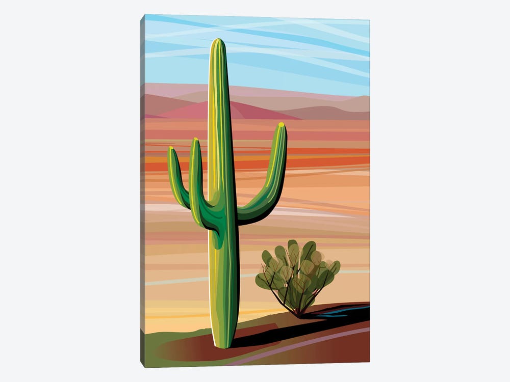 Sonora Desert Saguaro by Charles Harker 1-piece Art Print