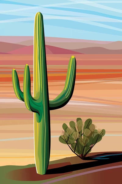 Cacti: Sonora Desert Saguaro by Charles Harker
