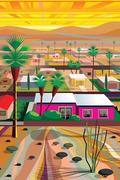 Mesmerizing Digital Artists: Twentynine Palms, Vertical by Charles Harker