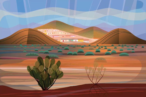 Mesmerizing Digital Artists: Copper Town by Charles Harker