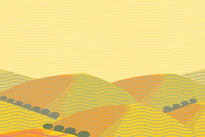 California Landscape by Charles Harker multi panel art