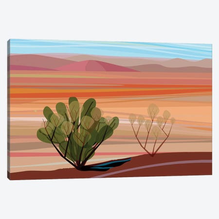 Mojave Desert, Horizontal Canvas Print #HRK93} by Charles Harker Canvas Artwork