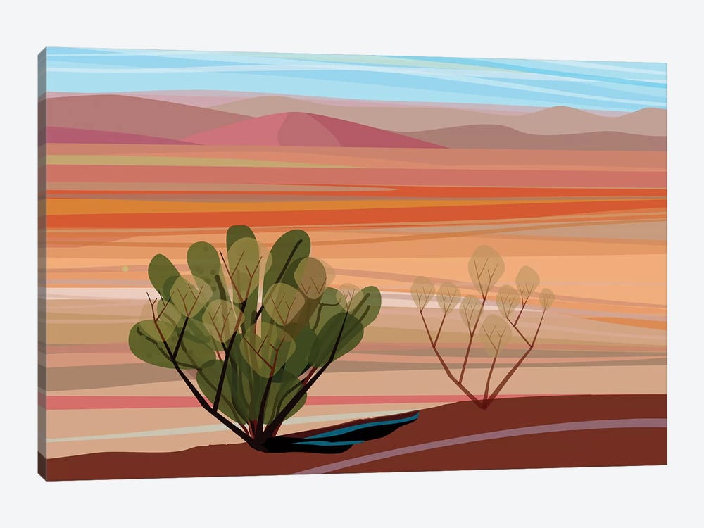 Mojave Desert, Horizontal by Charles Harker 1-piece Art Print