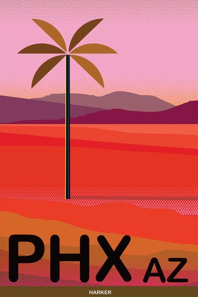 Phoenix: Phoenix Travel Poster by Charles Harker
