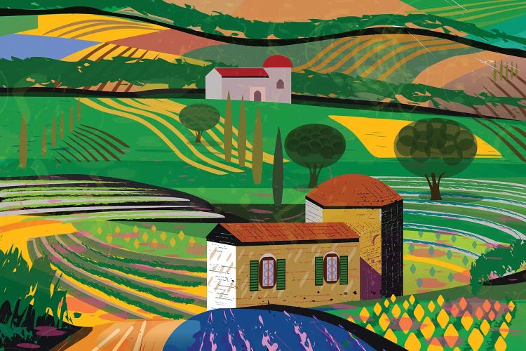 Summer Fields by Charles Harker wall art