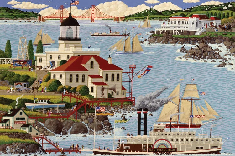 Pt Bonita Light by Heronim wall art