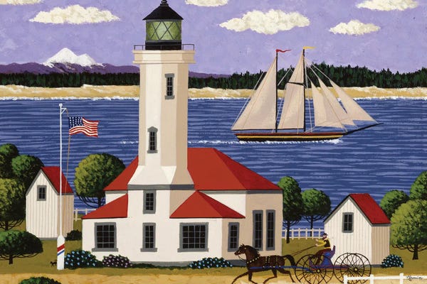 Washington: Pt Wilson Light by Heronim