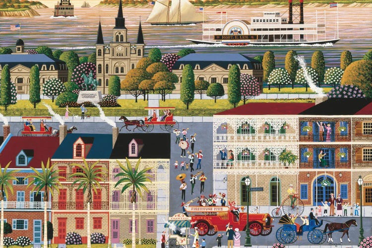 Rampart Street Parade by Heronim wall art