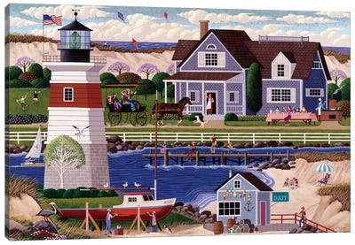 Rhode Island In The Spring Canvas Art Print - Heronim