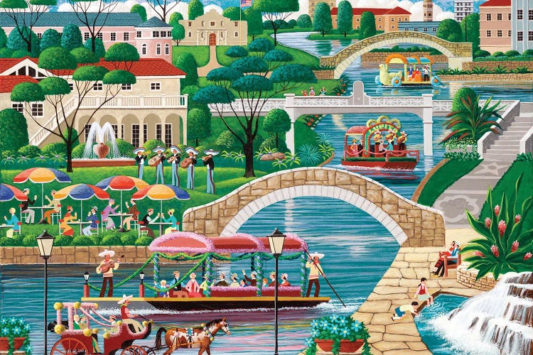 Riverwalk by Heronim wall art