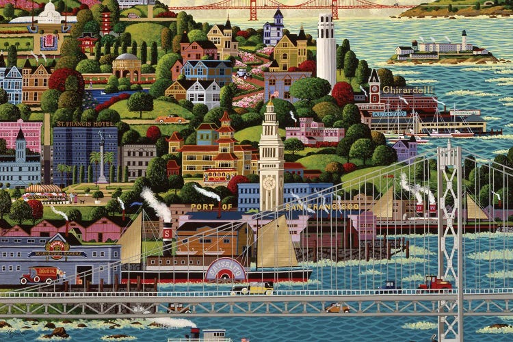 San Francisco by Heronim wall art