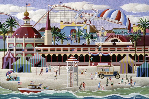 Giclee Features: Santa Cruz by Heronim