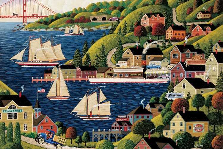 Sausalito by Heronim wall art