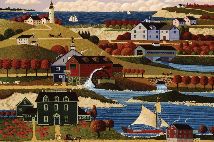 Seaport Village by Heronim wall art