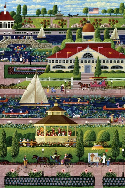 Sunday In The Park by Heronim art print