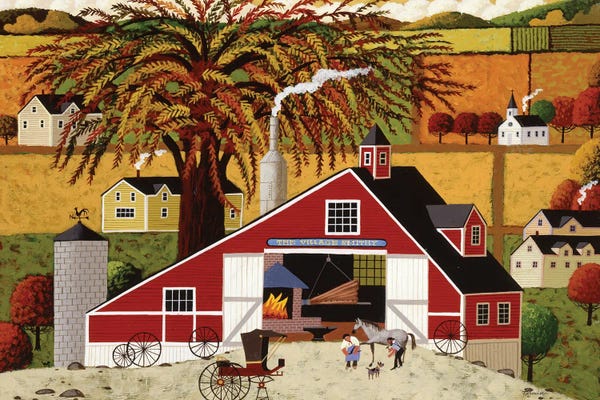 Farms: Under The Chestnut Tree by Heronim