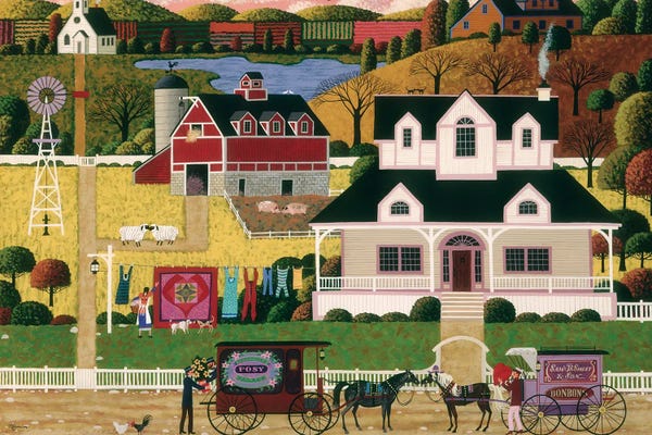 Villages & Towns: Valentine's Day by Heronim