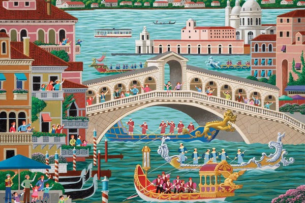 Venice: Venice Boat Parade by Heronim
