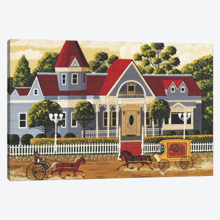 Victorian House Canvas Print #HRN149} by Heronim Canvas Wall Art