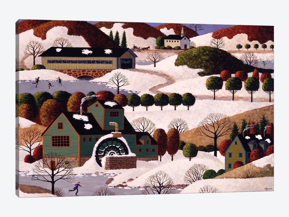 Winter In Vermont by Heronim 1-piece Art Print
