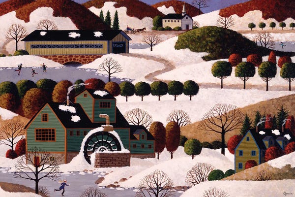 Vermont: Winter In Vermont by Heronim