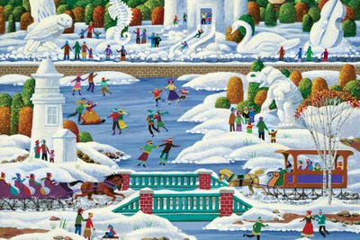 Wisconsin Snow Sculpture by Heronim art print