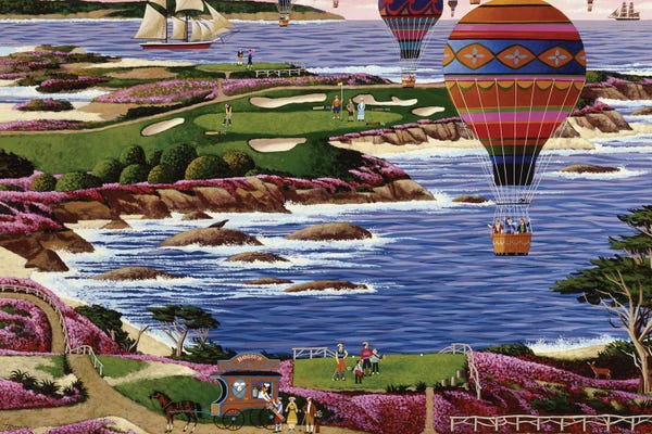 Golf: 16th At Cypress by Heronim