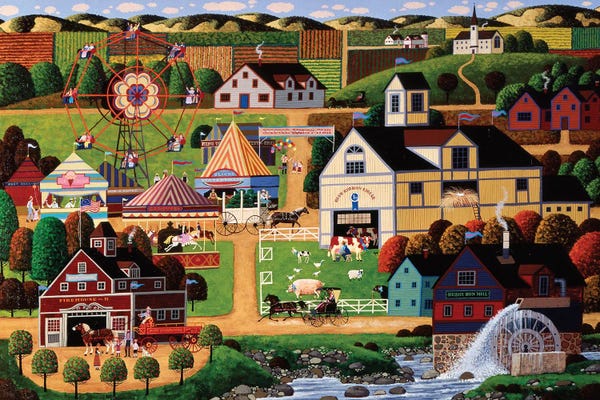 Amusement Parks: Chester County Fair by Heronim