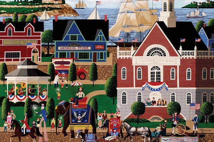 4th Of July At Camden by Heronim wall art